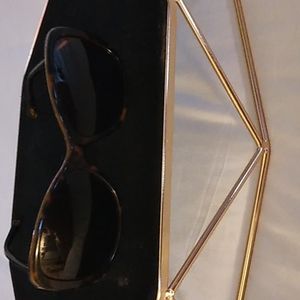 Brown and gold Tiffany&Co sunglasses